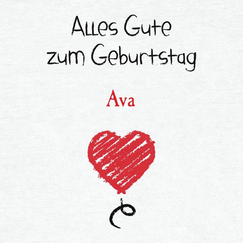 Herzlichen Glckwunsch zum Geburtstag, Ava