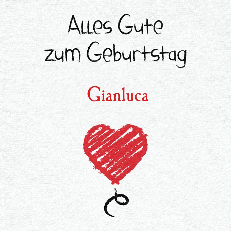 Herzlichen Glckwunsch zum Geburtstag, Gianluca