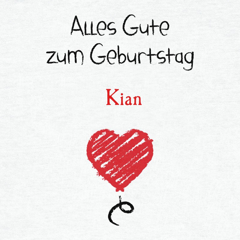 Herzlichen Glckwunsch zum Geburtstag, Kian