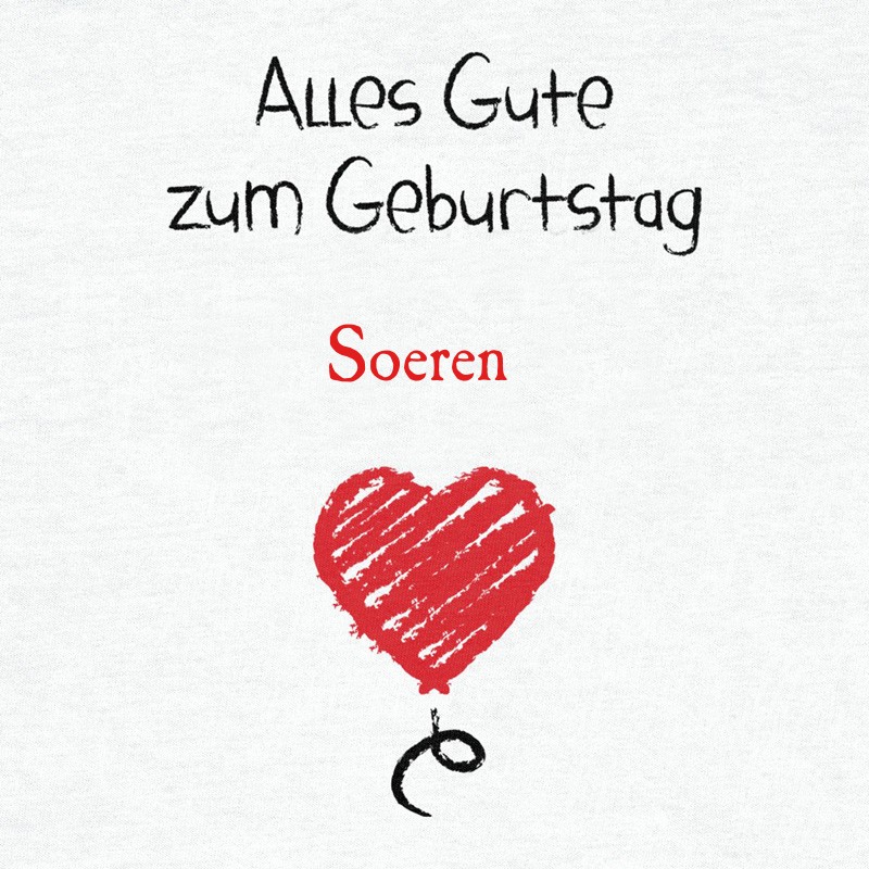 Herzlichen Glückwunsch zum Geburtstag, Soeren Herzlichen Glückwunsch zum Geburtstag, Soeren