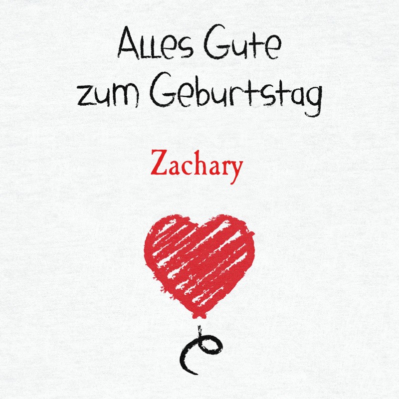 Herzlichen Glckwunsch zum Geburtstag, Zachary