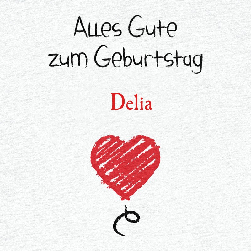 Herzlichen Glckwunsch zum Geburtstag, Delia