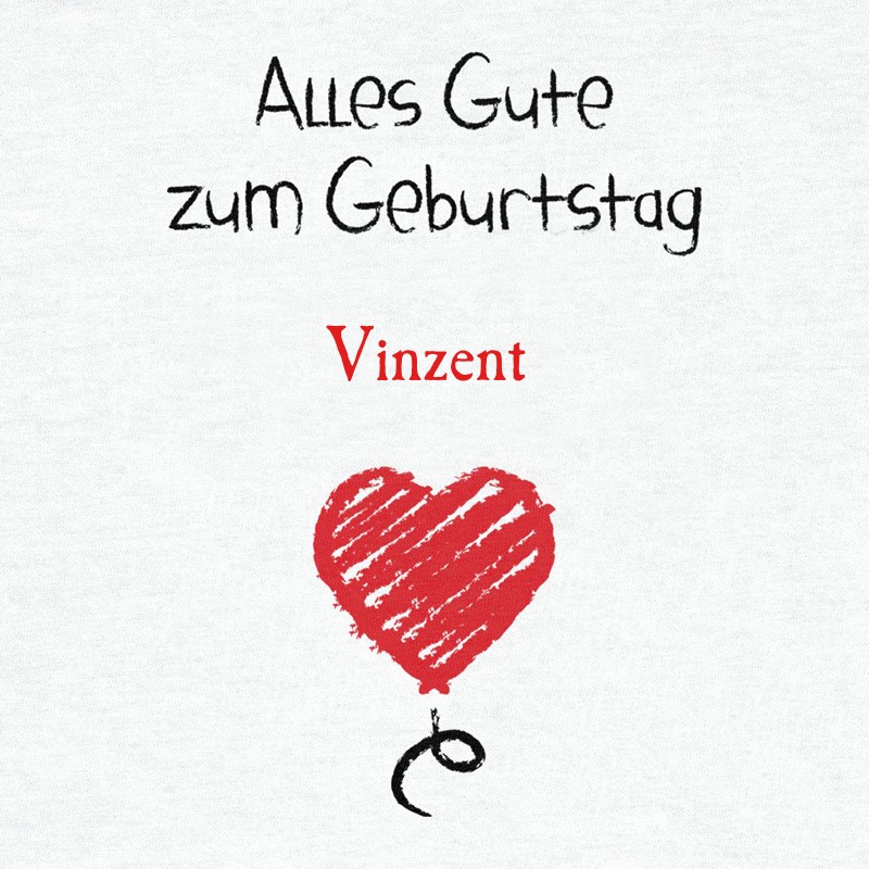 Herzlichen Glckwunsch zum Geburtstag, Vinzent