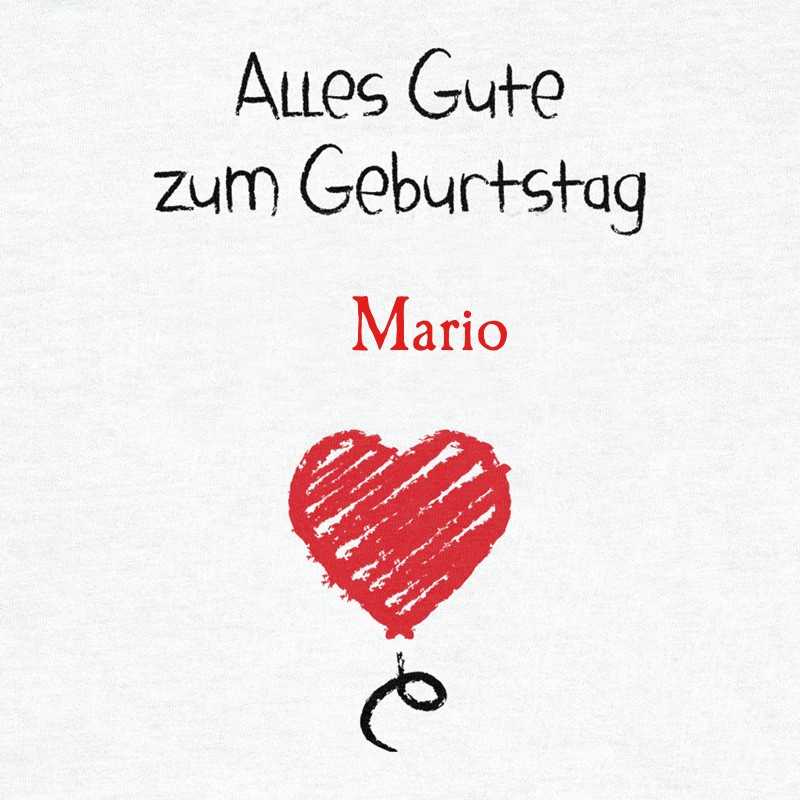 Herzlichen Glückwunsch zum Geburtstag, Mario Herzlichen Glückwunsch zum Geburtstag, Mario