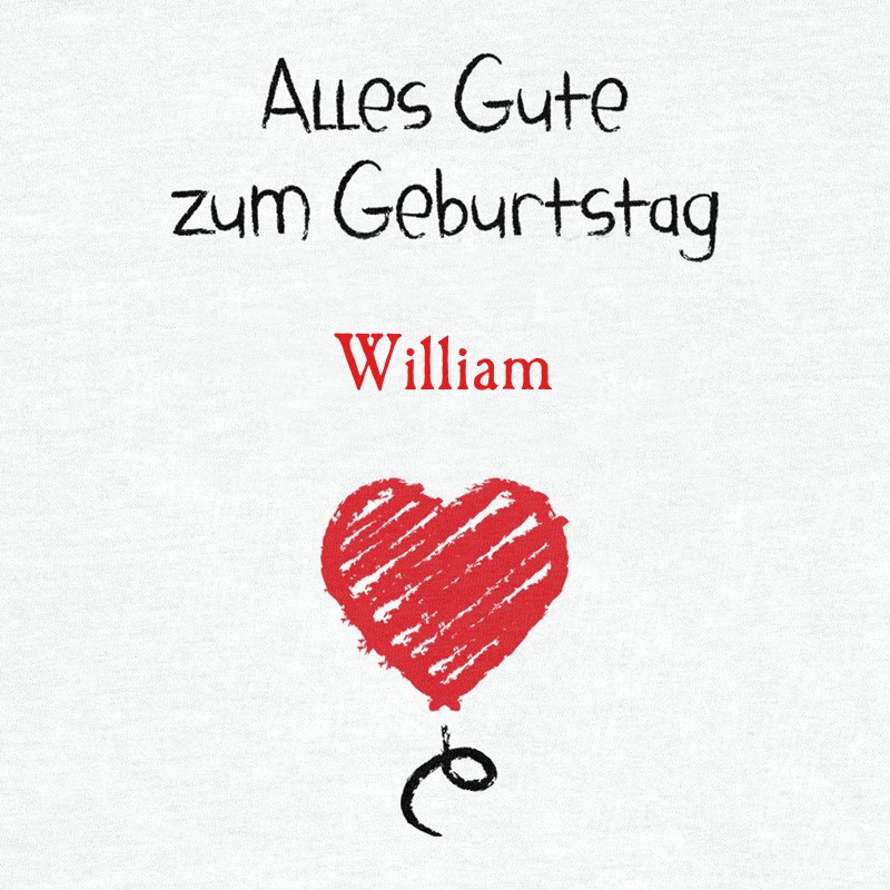 Herzlichen Glckwunsch zum Geburtstag, William