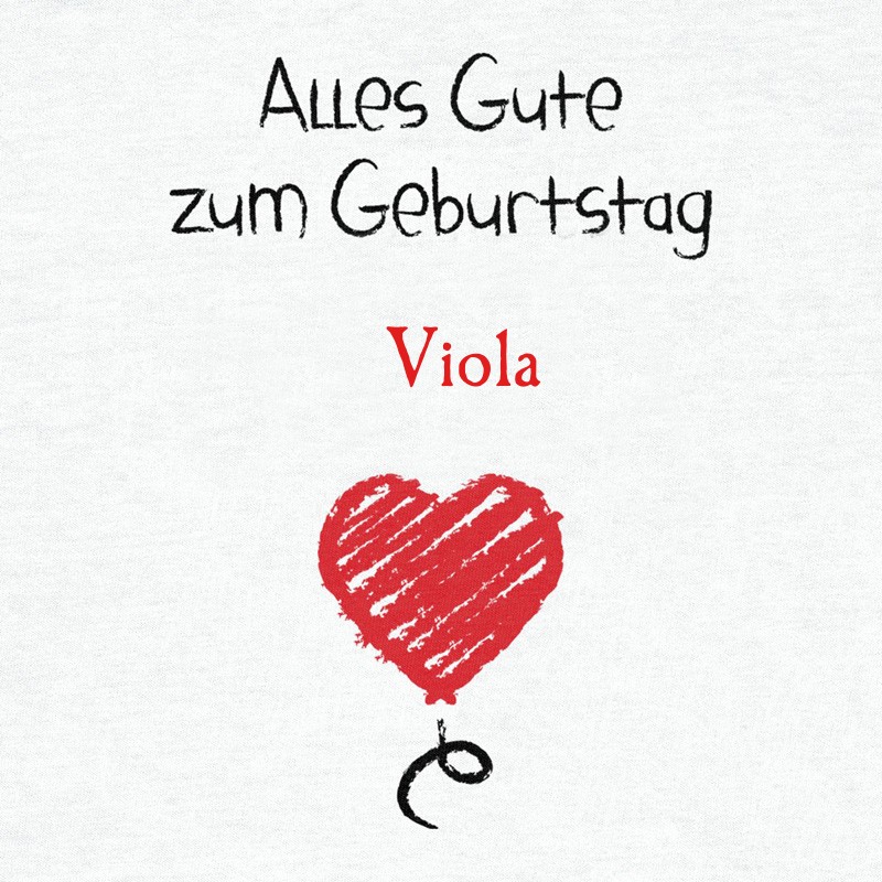 Herzlichen Glückwunsch zum Geburtstag, Viola Herzlichen Glückwunsch zum Geburtstag, Viola