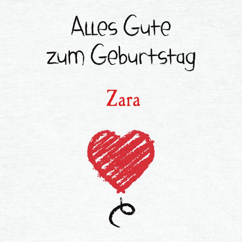 Herzlichen Glckwunsch zum Geburtstag, Zara