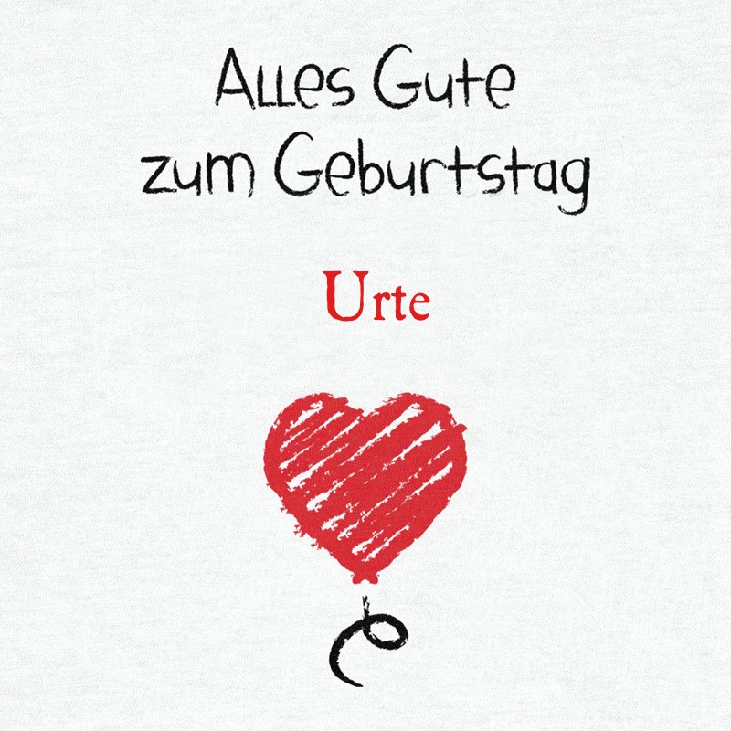 Herzlichen Glückwunsch zum Geburtstag, Urte Herzlichen Glückwunsch zum Geburtstag, Urte