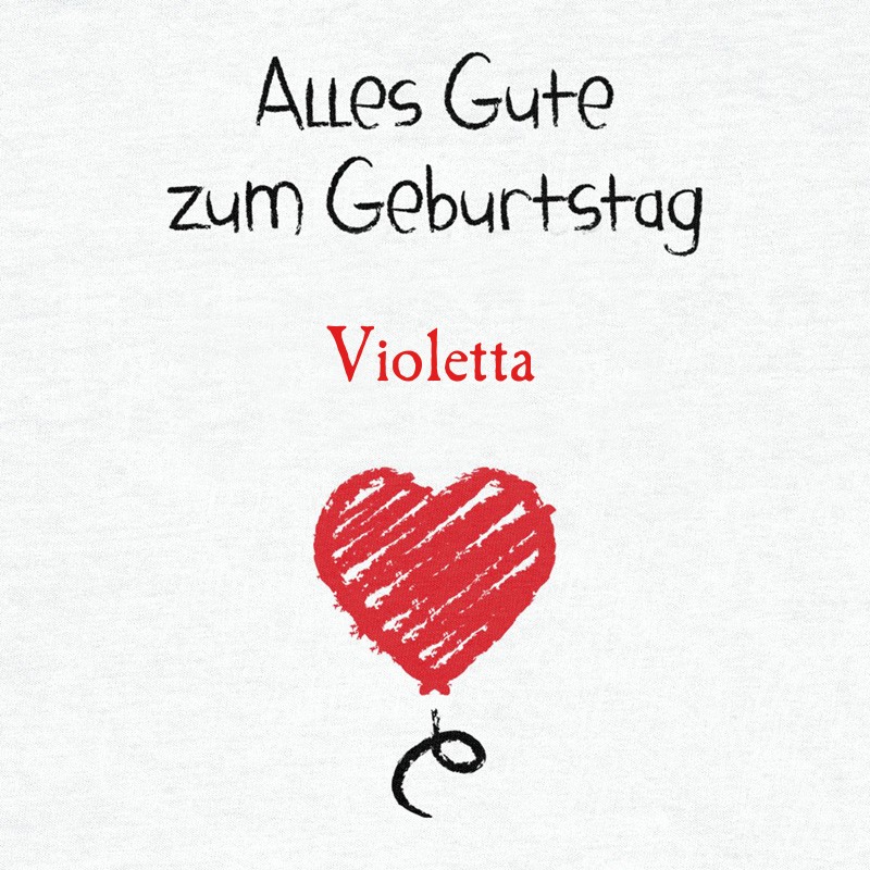 Herzlichen Glckwunsch zum Geburtstag, Violetta