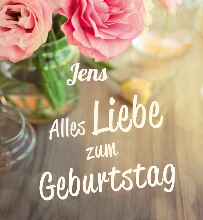 Alles Liebe zum Geburtstag Jens!