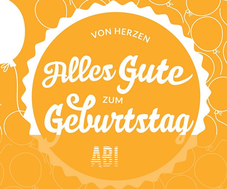 Von Hercen Alles Gute zum Geburtstag Abi!