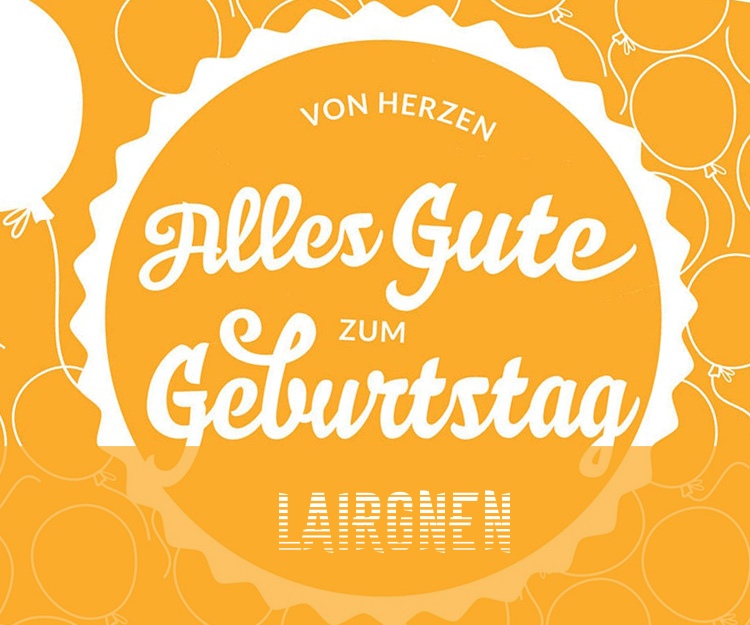 Von Hercen Alles Gute zum Geburtstag Lairgnen!