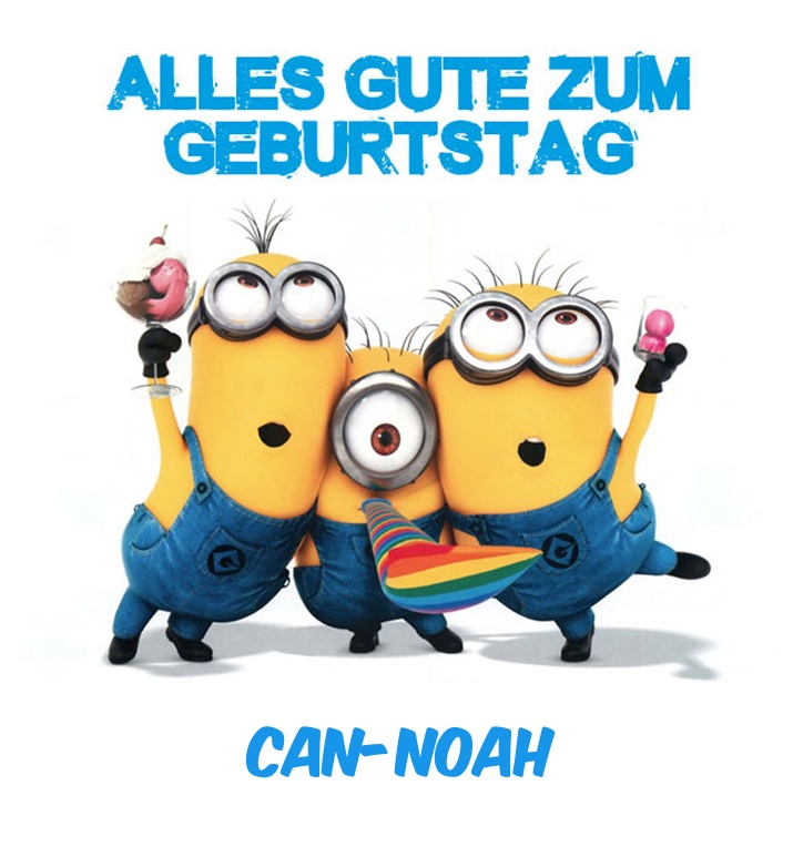 Alles Gute zum Geburtstag von Minions fr Can-Noah