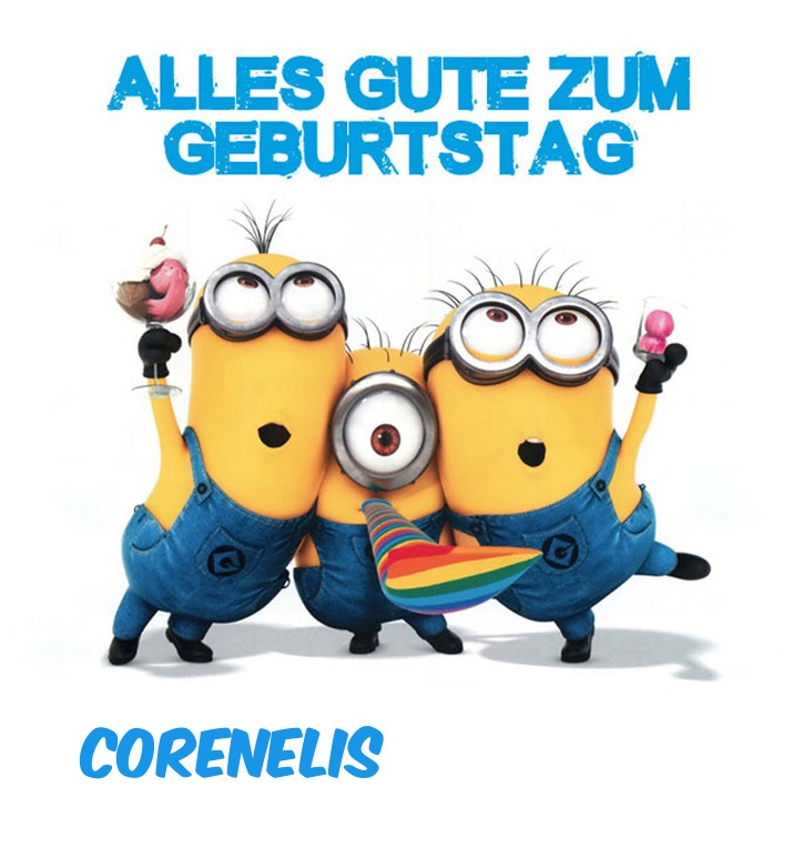 Alles Gute zum Geburtstag von Minions fr Corenelis