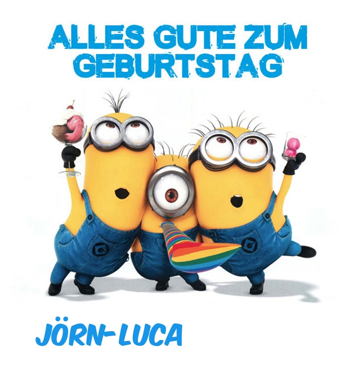 Alles Gute zum Geburtstag von Minions fr Jrn-Luca