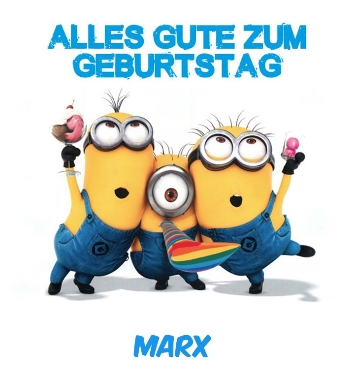 Alles Gute zum Geburtstag von Minions fr Marx