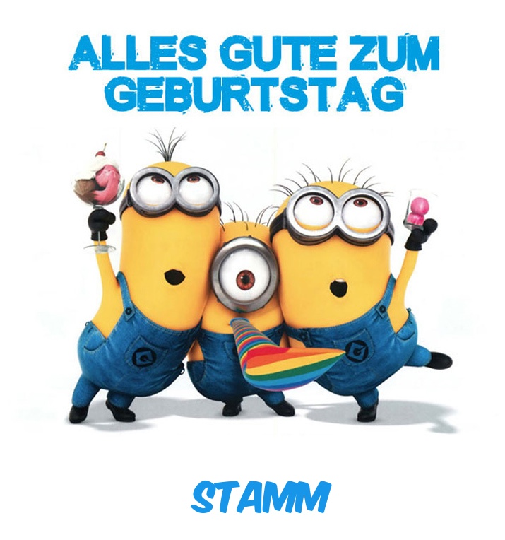 Alles Gute zum Geburtstag von Minions für Stamm Alles Gute zum Geburtstag von Minions für Stamm
