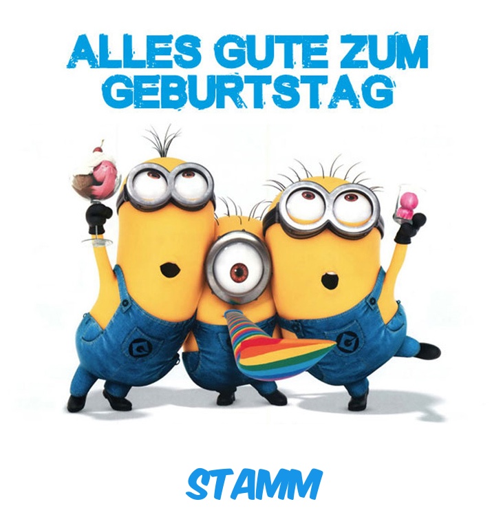 Alles Gute zum Geburtstag von Minions fr Stamm