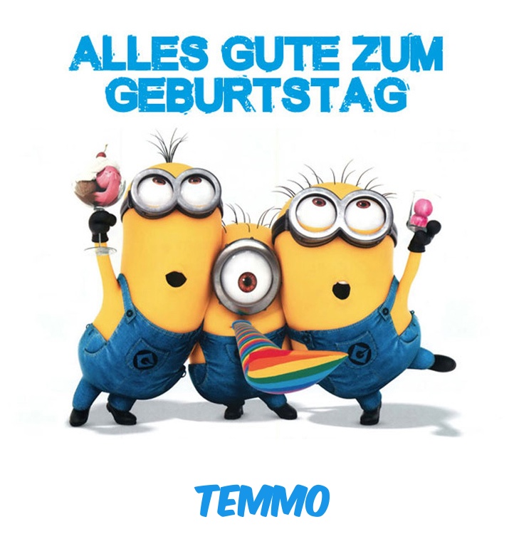 Alles Gute zum Geburtstag von Minions fr Temmo