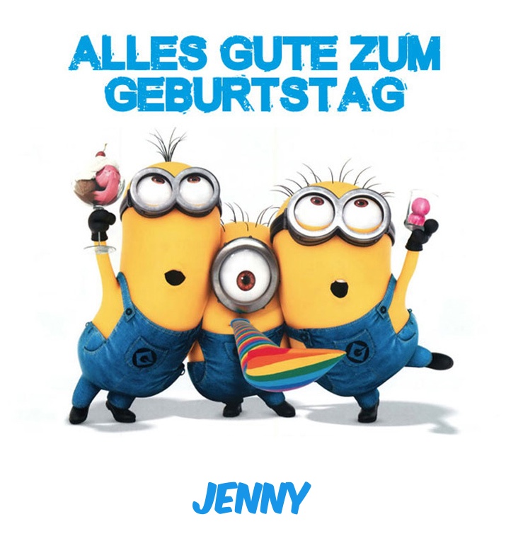 Alles Gute zum Geburtstag von Minions für Jenny Alles Gute zum Geburtstag von Minions für Jenny