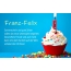 Gratulieren zum geburtstag fr Franz-Felix