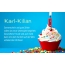 Gratulieren zum geburtstag fr Karl-Kilian