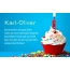 Gratulieren zum geburtstag fr Karl-Oliver