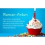 Gratulieren zum geburtstag fr Roman-Anton