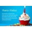 Gratulieren zum geburtstag fr Hans-Haiko
