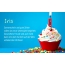 Gratulieren zum geburtstag fr Iris