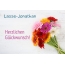 Blumen zum geburtstag fr Lasse-Jonathan