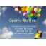 Gedicht zum geburtstag fr Cedric-Mathis