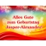 Alles Gute zum Geburtstag, Jasper-Alexander!