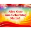 Alles Gute zum Geburtstag, Matthis!