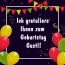 Gustl, ich gratuliere ihnen zum Geburtstag!