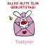 Geburtstagsgre fr Teddybr vom Hasen