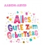 Bunte Geburtstagsgre fr Aaron-Arvid