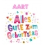 Bunte Geburtstagsgre fr Aart