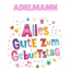 Bunte Geburtstagsgre fr Adelmann