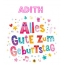 Bunte Geburtstagsgre fr Adith