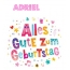 Bunte Geburtstagsgre fr Adriel