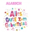 Bunte Geburtstagsgre fr Alarich