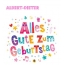 Bunte Geburtstagsgre fr Albert-Dieter