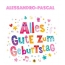 Bunte Geburtstagsgre fr Alessandro-Pascal