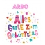 Bunte Geburtstagsgre fr Arbo