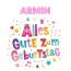 Bunte Geburtstagsgre fr Armin