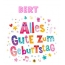 Bunte Geburtstagsgre fr Bert