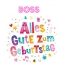 Bunte Geburtstagsgre fr Boss