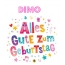 Bunte Geburtstagsgre fr Dimo