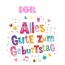 Bunte Geburtstagsgre fr Egil